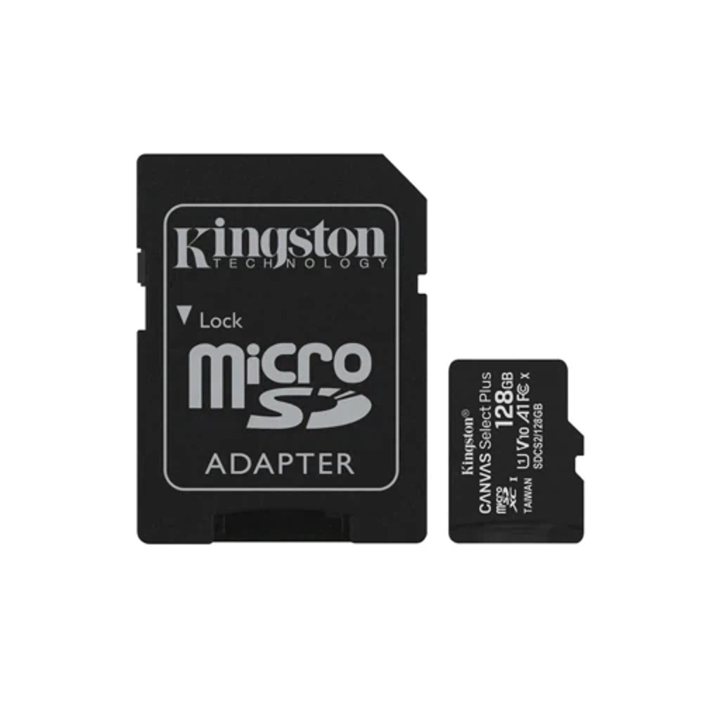 Карта памяти Kingston Canvas Select Plus microSDXC 128GB (с адаптером)
